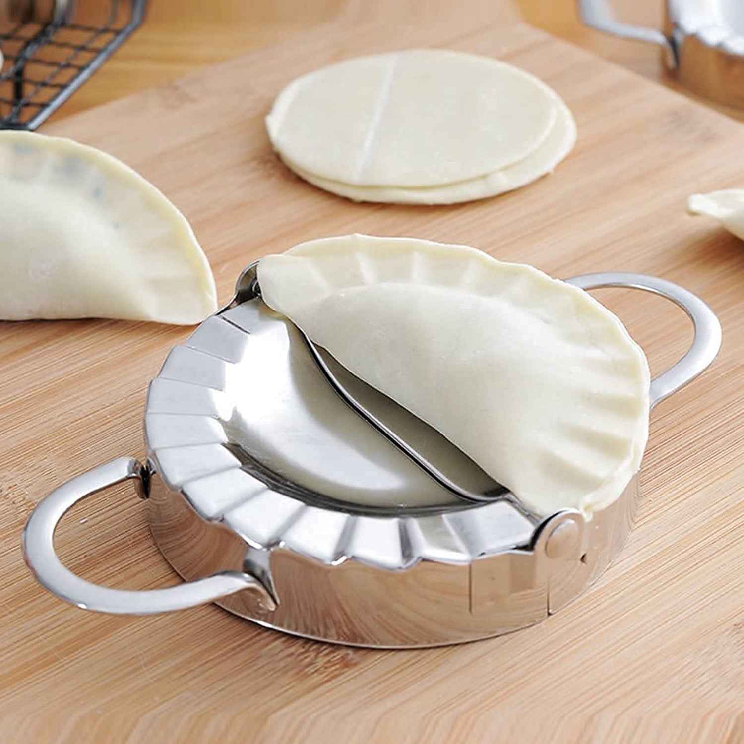 Dumpling Maker – Stainless Steel Ghughra & Dough Cutter | ToolMate Pro