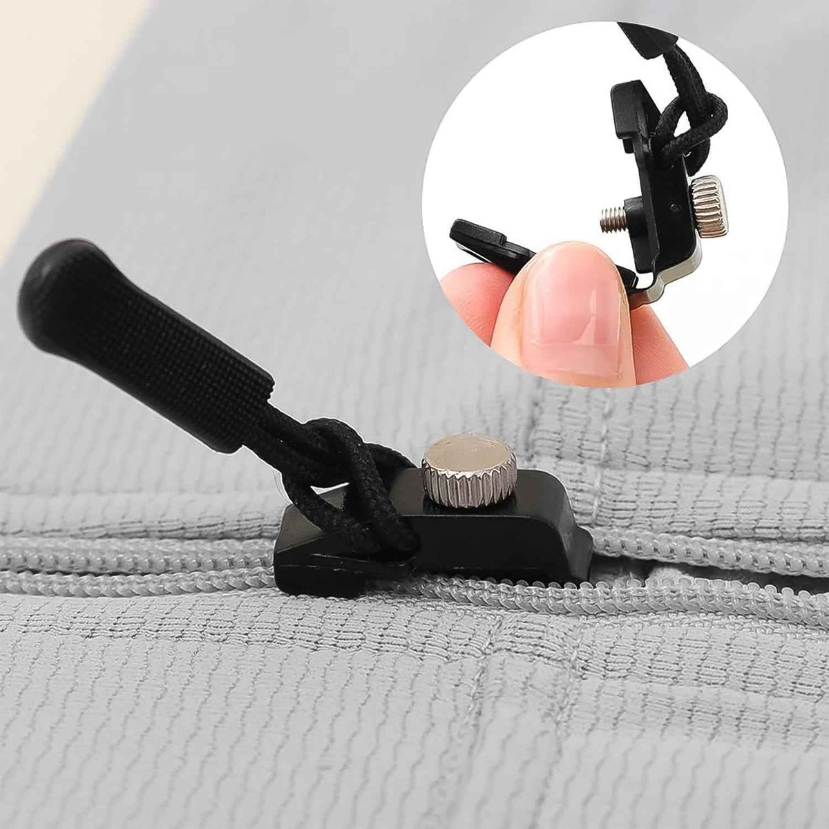 Detachable Zipper Slider – Universal Repair Kit | BoltForce