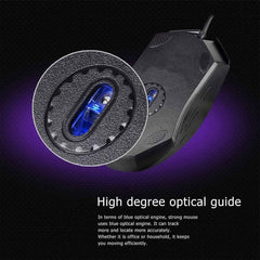 Wired Optical Mouse – Ergonomic, 1000 DPI for Laptop | Compshop