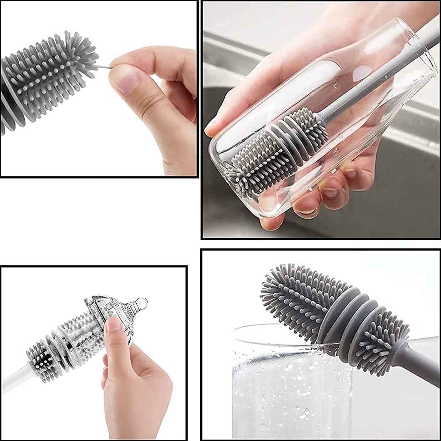 Bottle Cleaning Brush – Multipurpose Kitchen Tool | ToolMate Pro