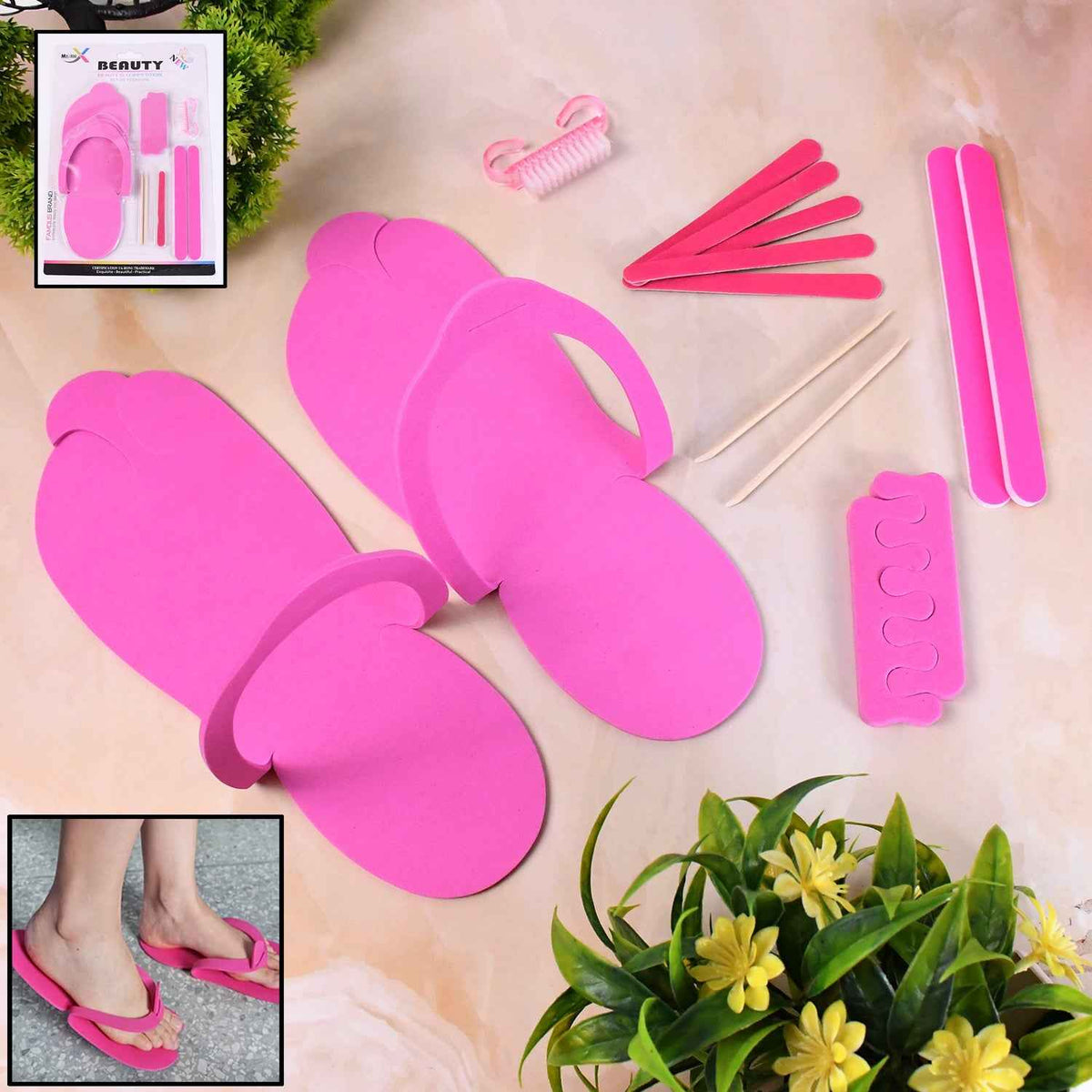Professional Pedicure Kit – 13 Pc Foot Care Set | Velvet Wipe