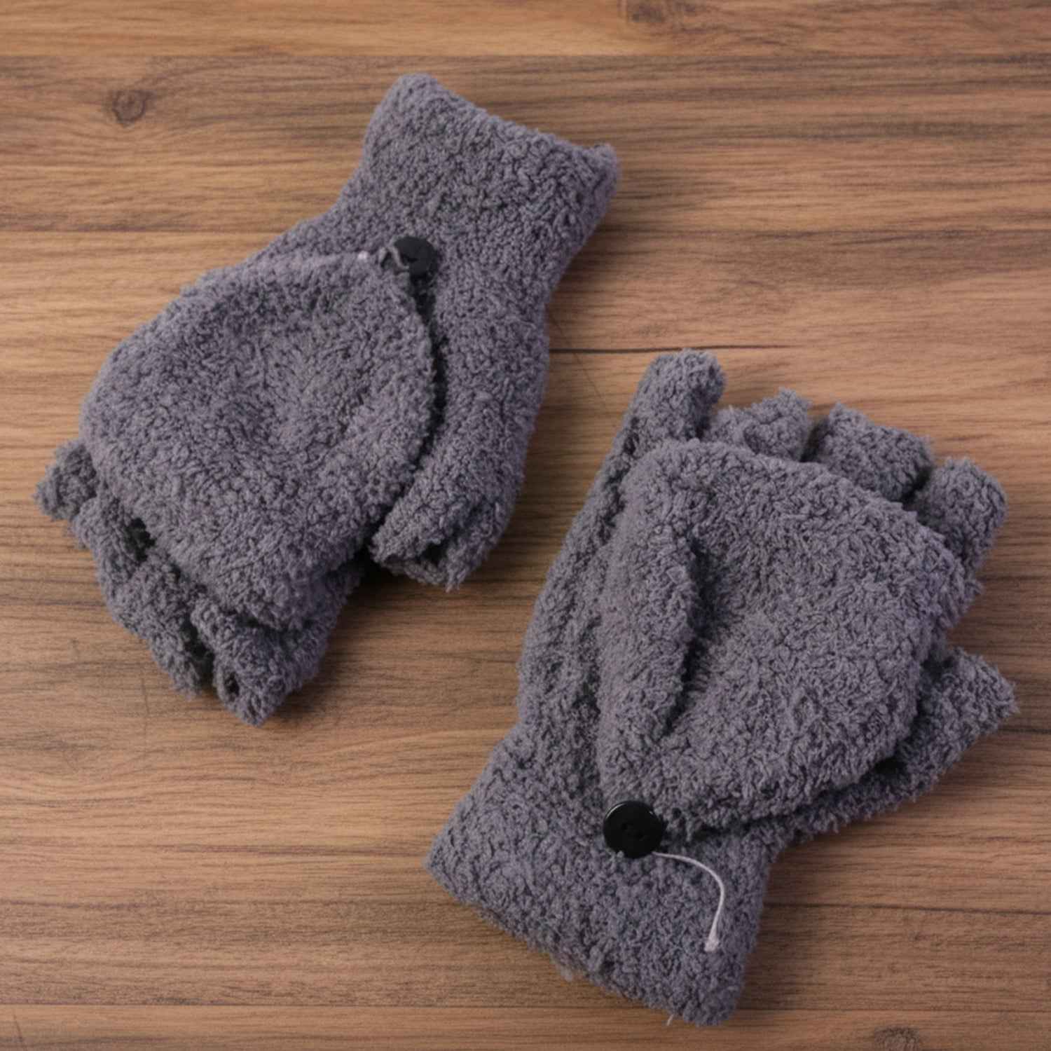 Winter Fingerless Gloves – Soft Warm Hand Protection for Men & Women