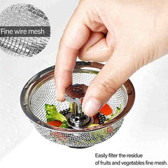 Stainless Steel Sink Strainer – Adjustable Stopper | Garth