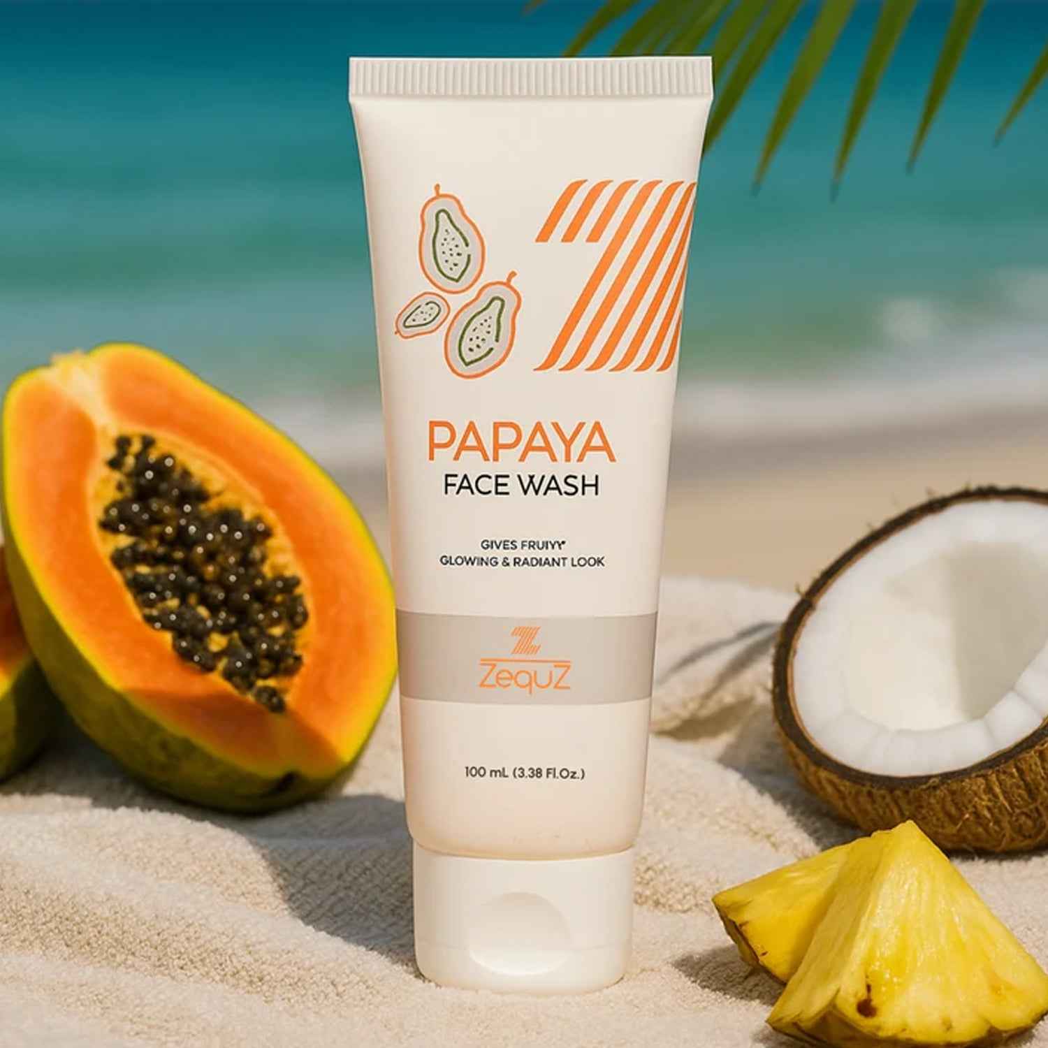 Papaya Face Wash – Gentle Deep Cleansing & Brightening