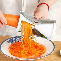 Vegetable Spiralizer – Handheld Stainless Steel Slicer | Quickslice