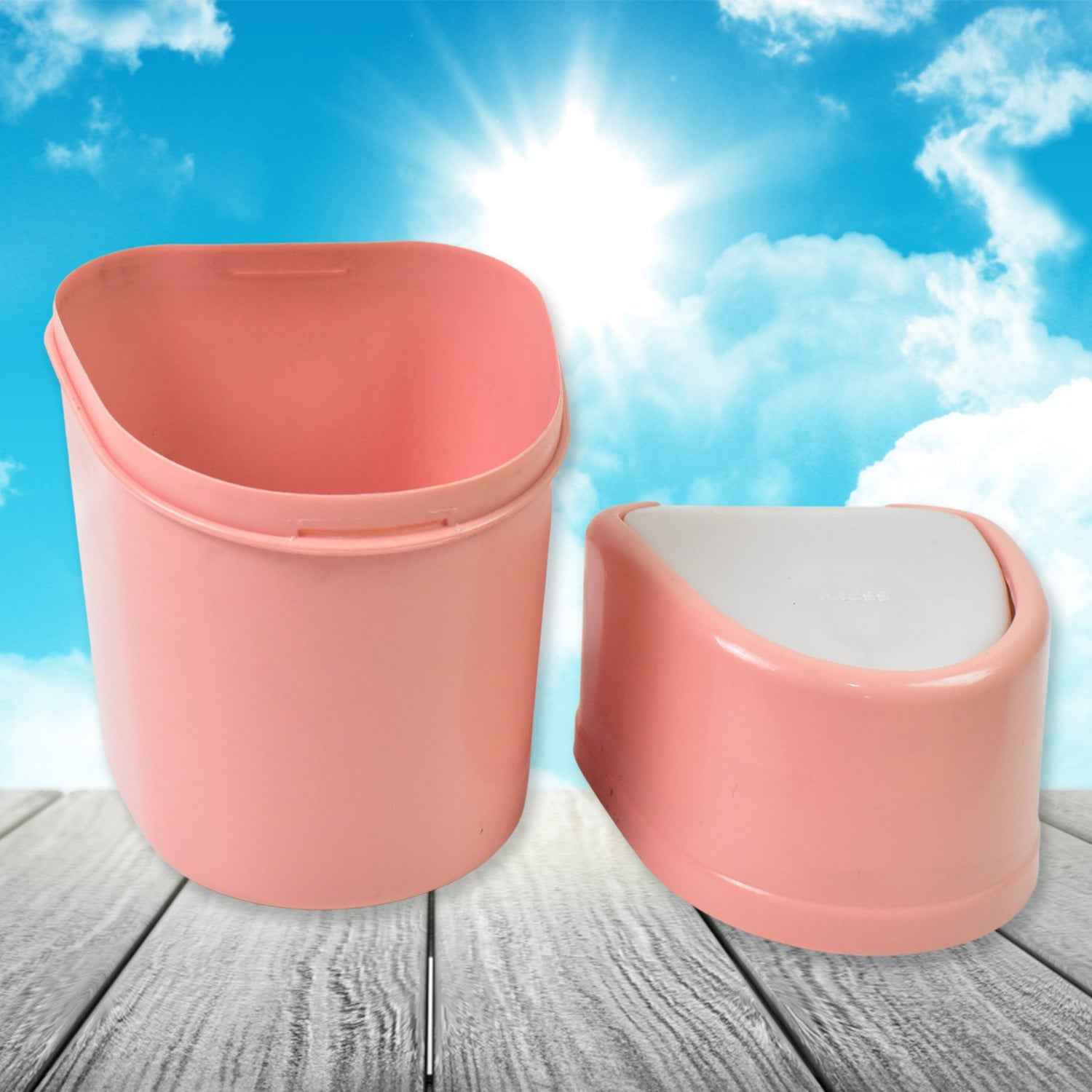 Mini Dustbin with Lid – Compact Plastic Desk Bin | Pro Clean