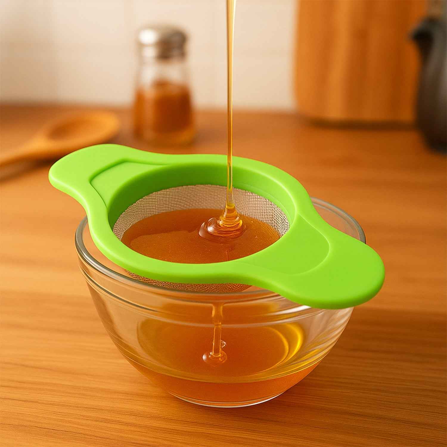 Stainless Steel Mesh Strainer – Durable Dual Handle Design
