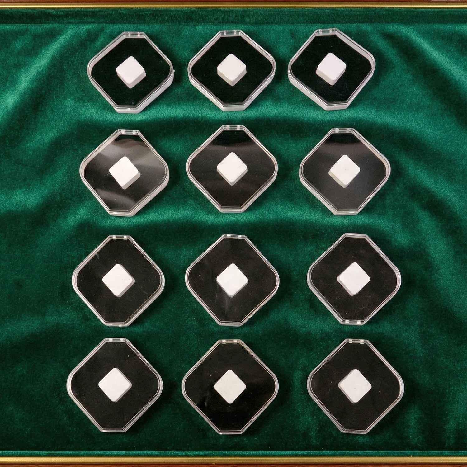 Jewellery Storage Box Set – 12 Pc Soft Cushion Display