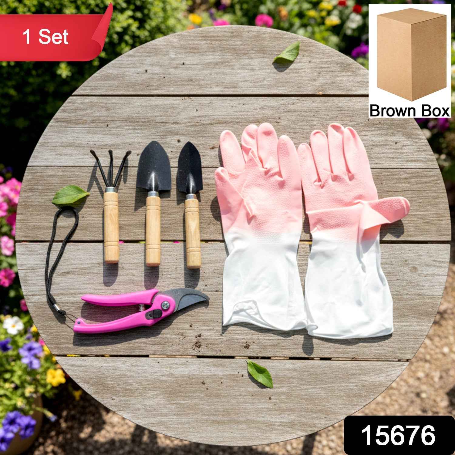 Gardening Tool Kit – Durable Multi-Purpose Set with Gloves