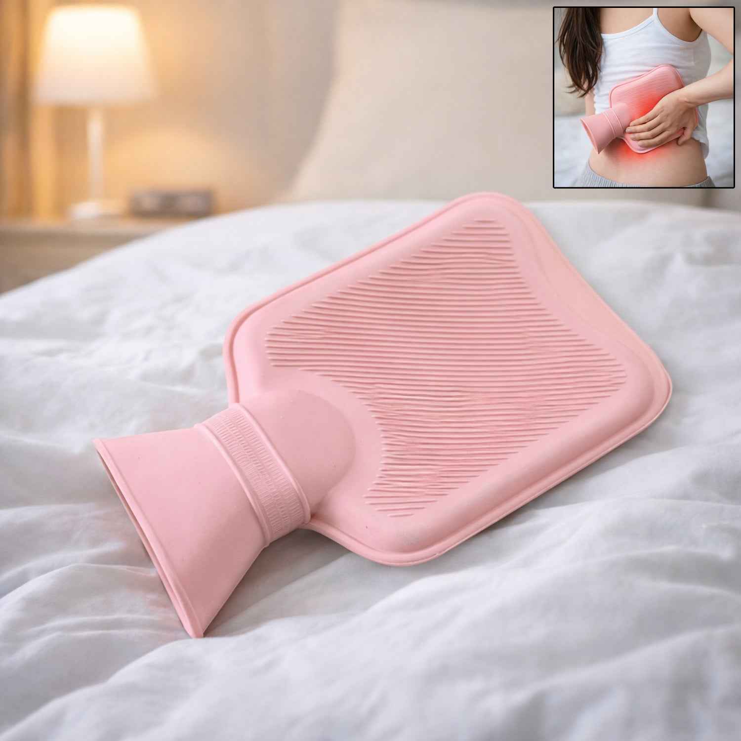 Reusable Hot Water Bag – Flexible Pain Relief & Warm Compress Therapy