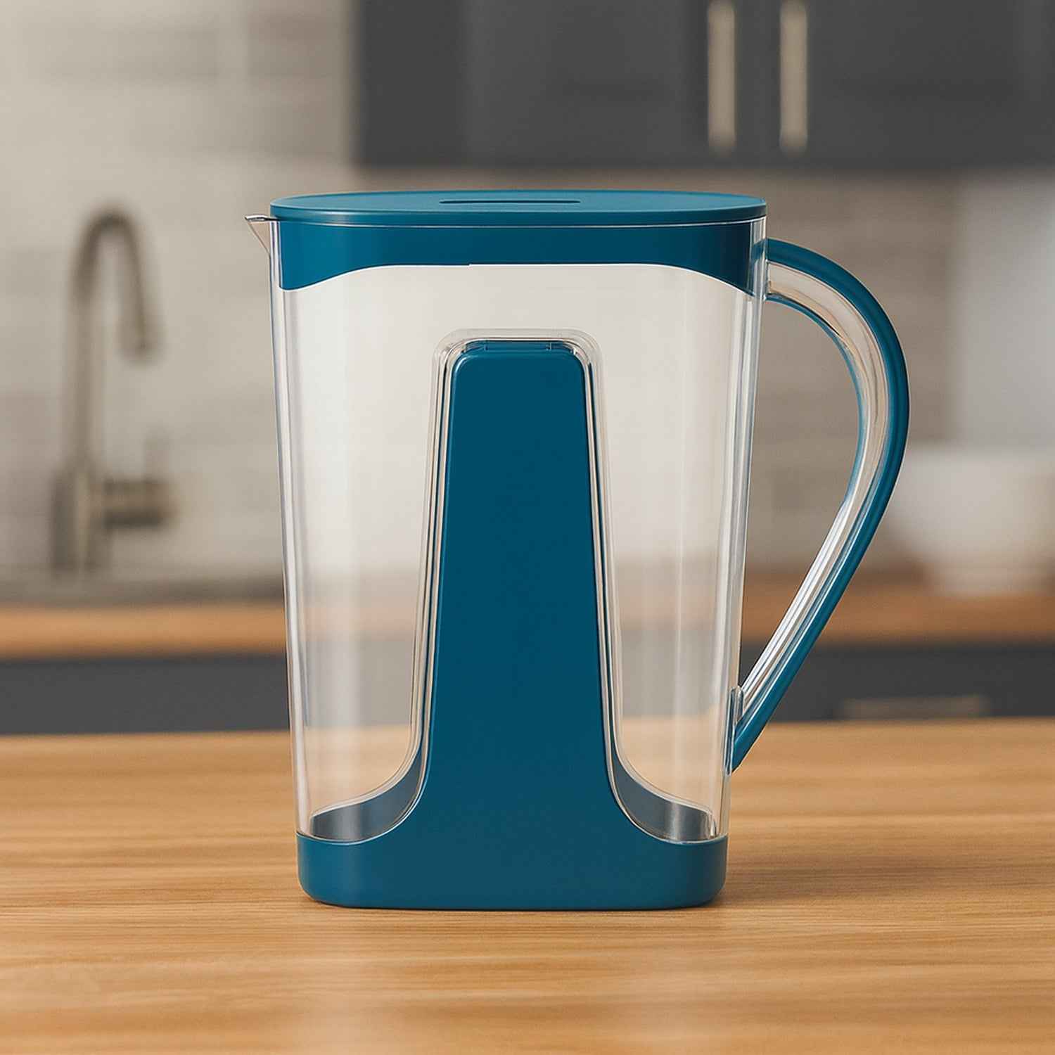 Water Jug – 2000ml Large Capacity Transparent Plastic
