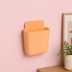 Wall Mounted Storage Pocket – Durable Plastic Organizer for Home