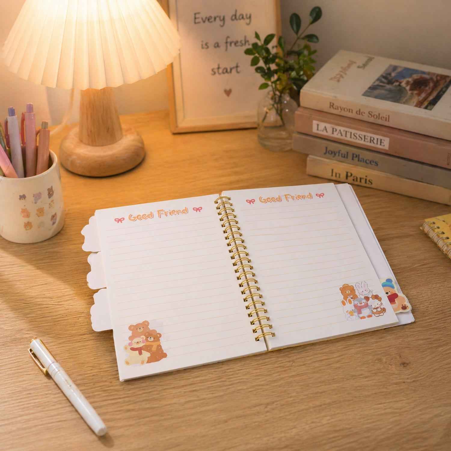 Cute Cartoon Spiral Diary Ð Compact & Durable Writing Journal