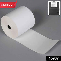 Thermal Label Roll for Barcode Printing – Sharp, Self-Adhesive 78×60 mm