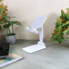 Adjustable Desktop Mobile Stand – Foldable, Height & Angle Adjustable