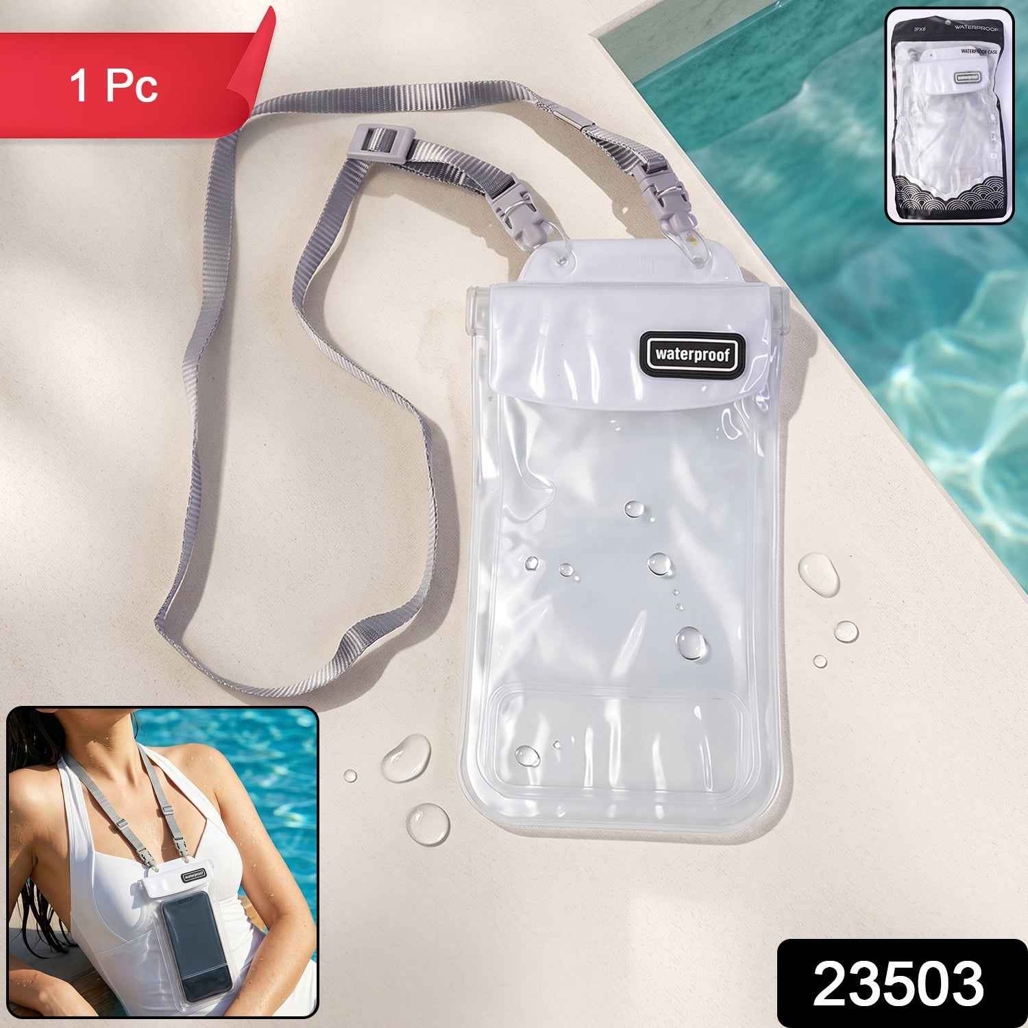 Waterproof Mobile Pouch Ð Universal Sealed Phone Case with Lanyard