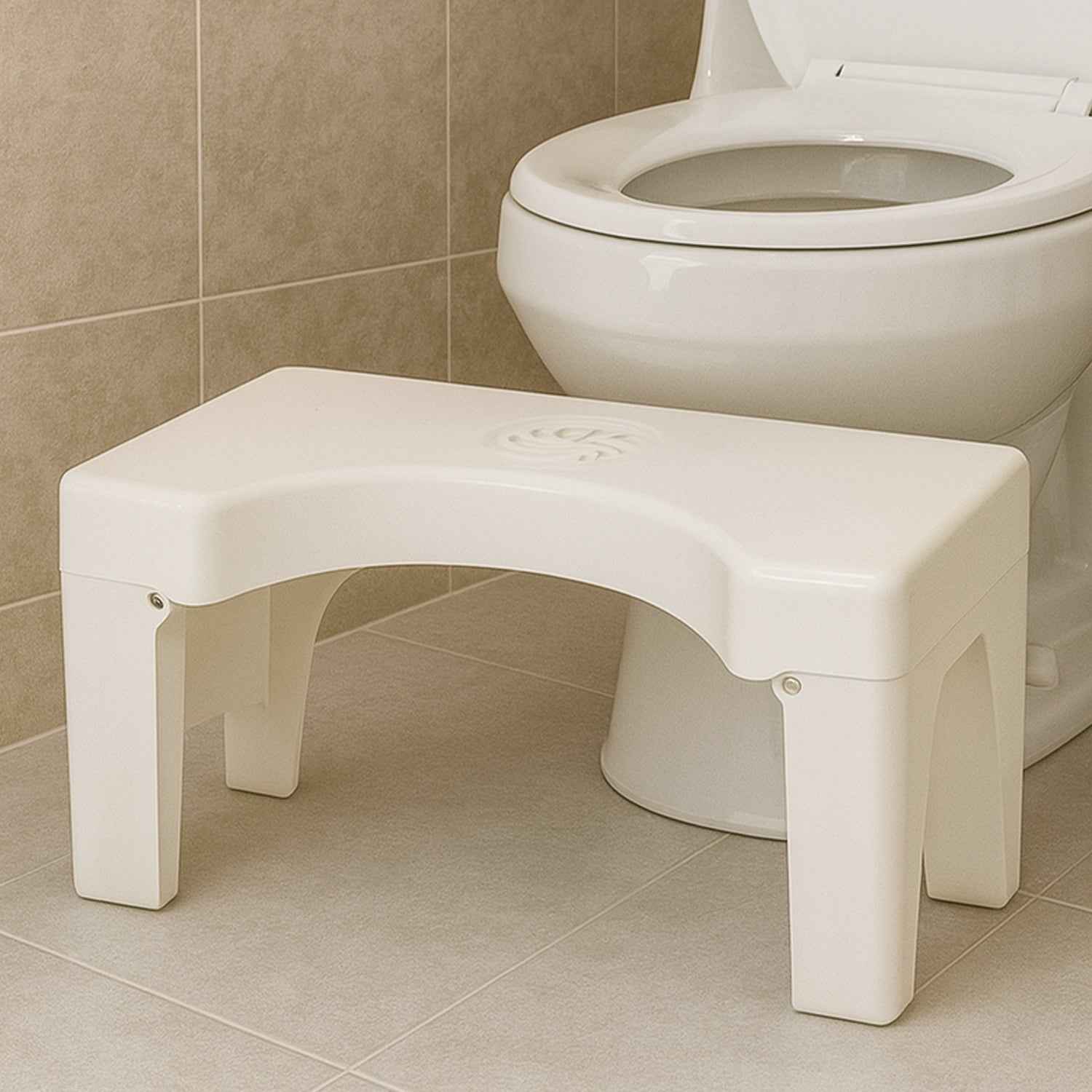 Toilet Squat Stool – Foldable, Non-Slip Bathroom Relief | storenzo