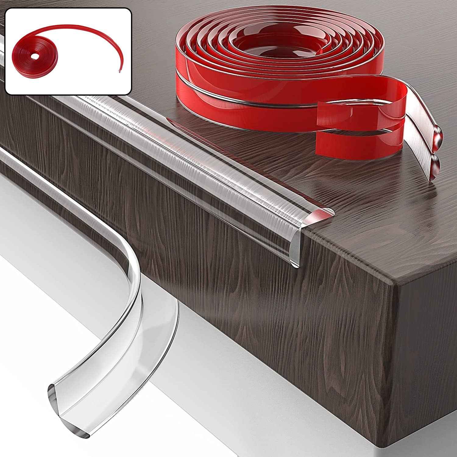 Soft Adhesive Edge Protector Ð 3 Meter Safety Guard for Furniture