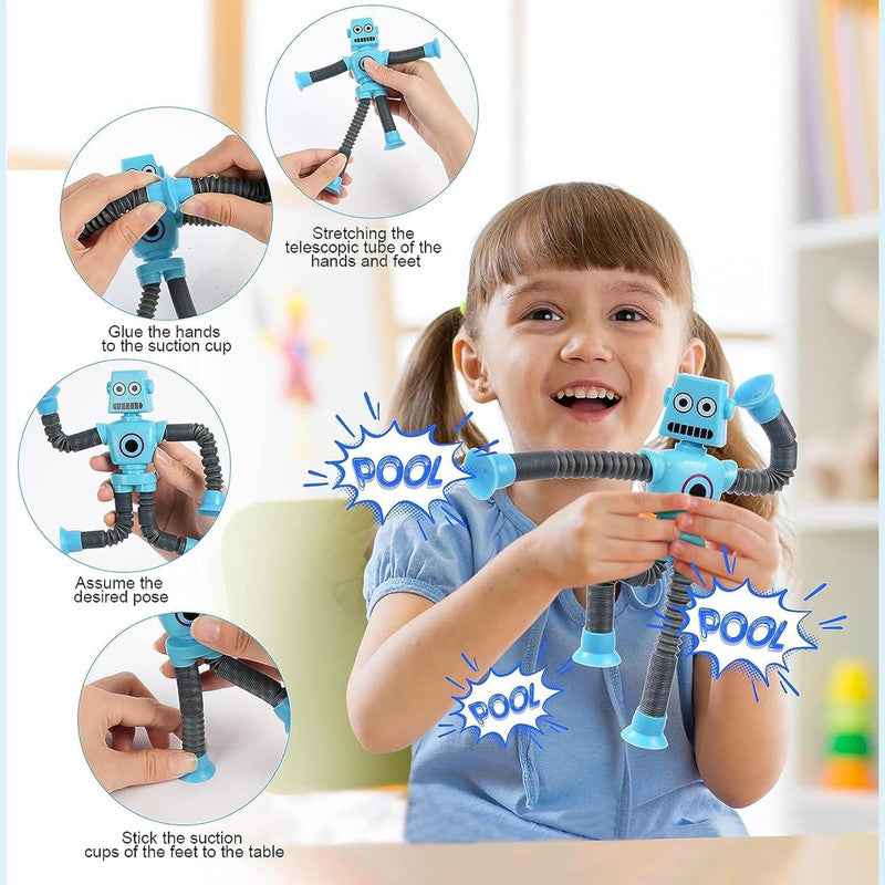 Flexible Robot Magic Spring Toy – Bendable Stretchable Fun for Kids
