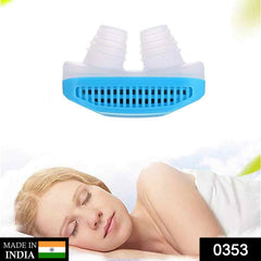 Ergonomic Anti-Snoring Nose Clip made of soft silicone for comfortable sleep.