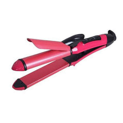 2-in-1 Hair Straightener & Curler – Ceramic Plates | Calm & Curl