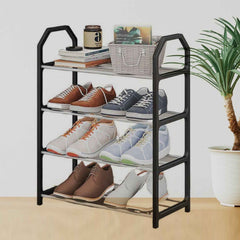 Folding Shoe Rack – 4-Layer Space-Saving Organizer |