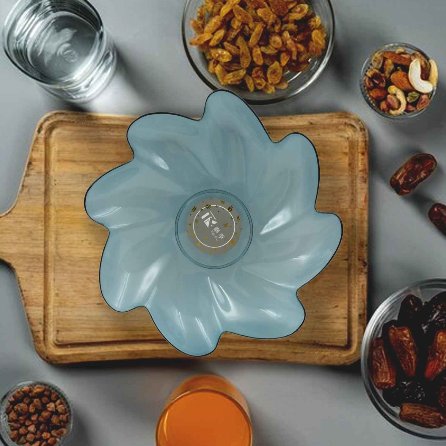 Kids Plastic Plate – Flower Design, BPA-Free | Serve Stellar