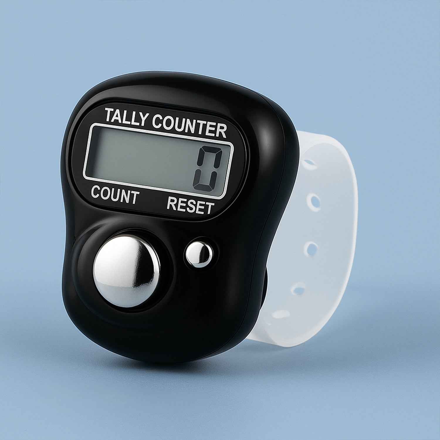 Finger Tally Counter – Portable Digital Counter with Adjustable Strap