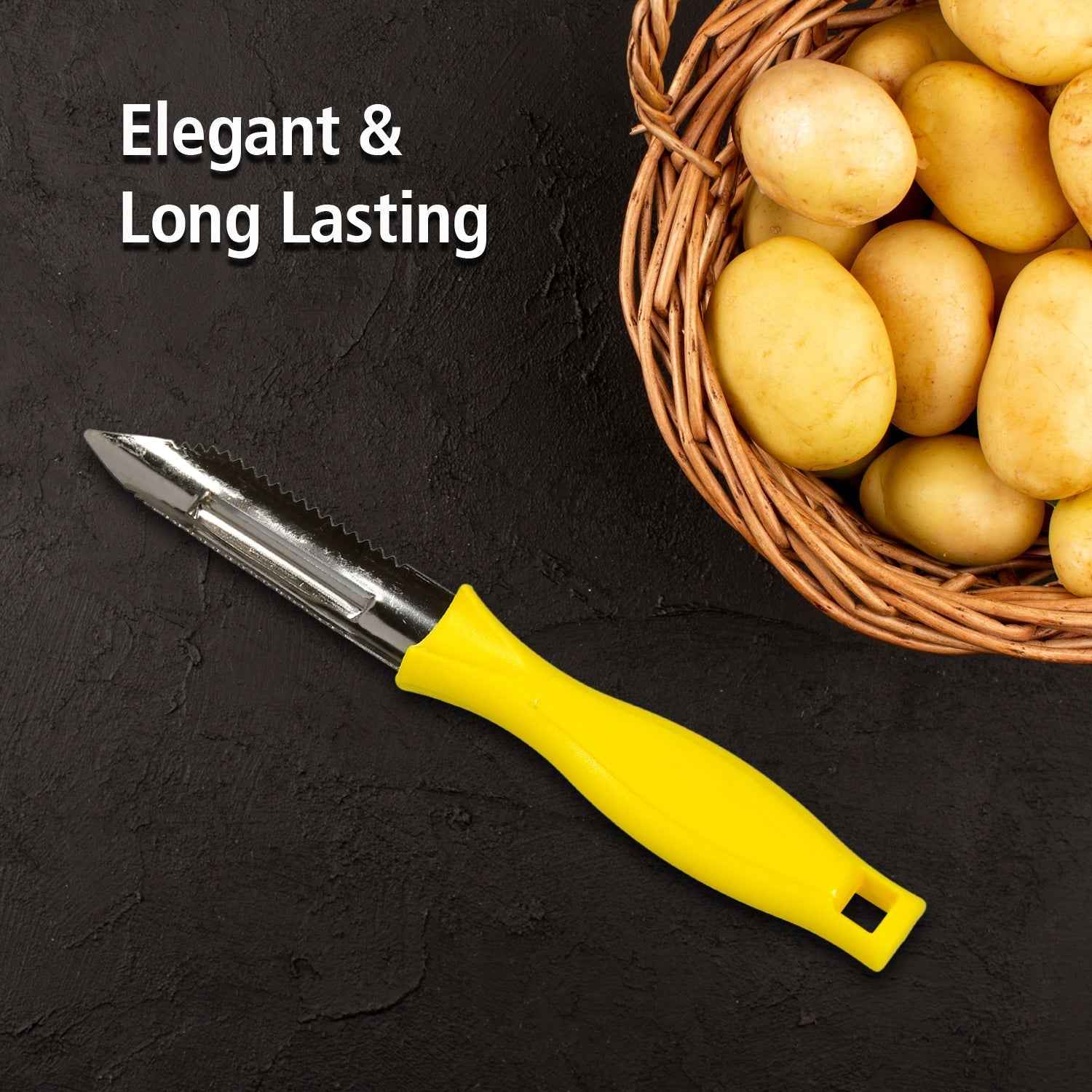 Stainless Steel Peeler – Classic Design for Easy Peeling | Ganesh