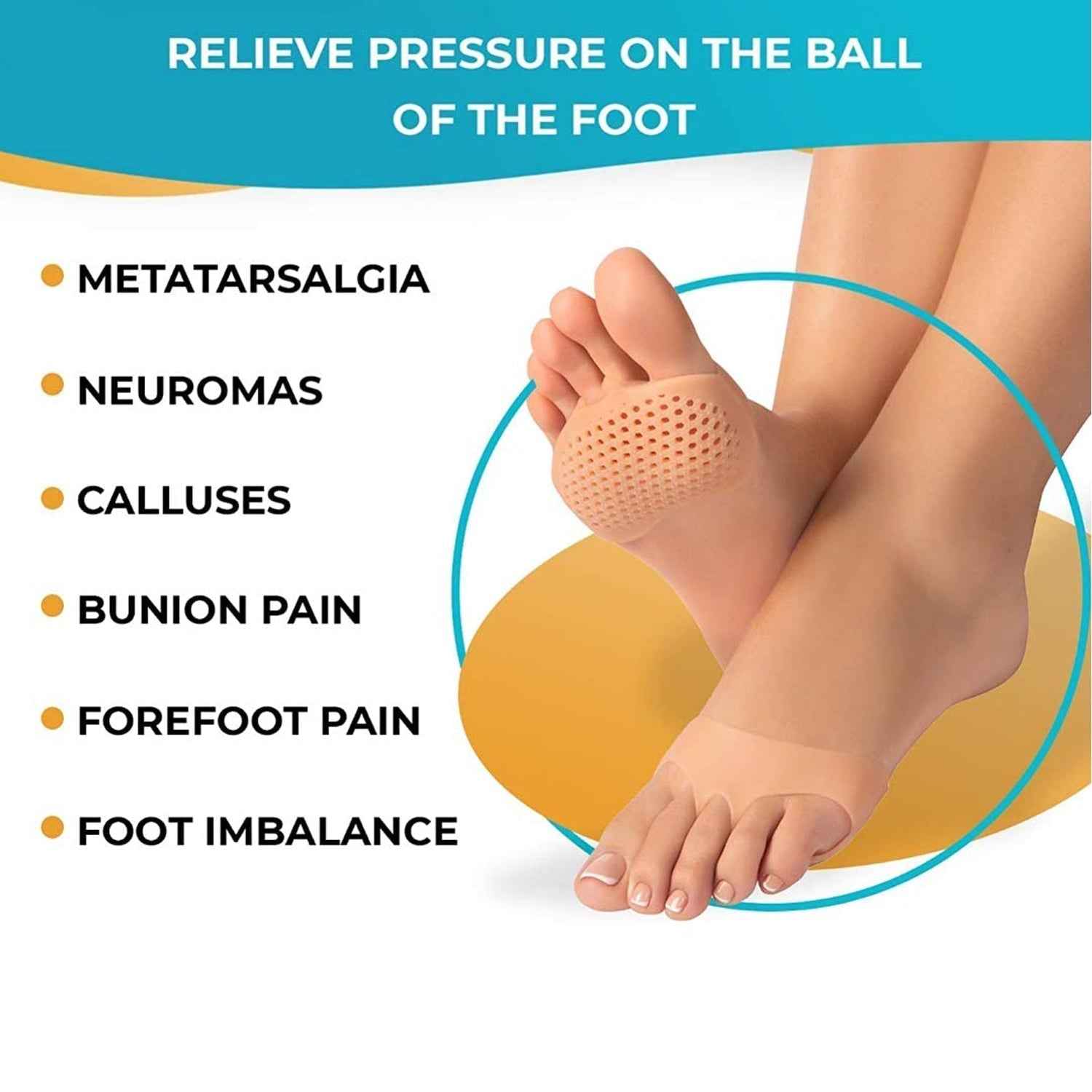 Silicone Tiptoe Protector – Foot Pain Relief & Comfort | Velvet Wellness