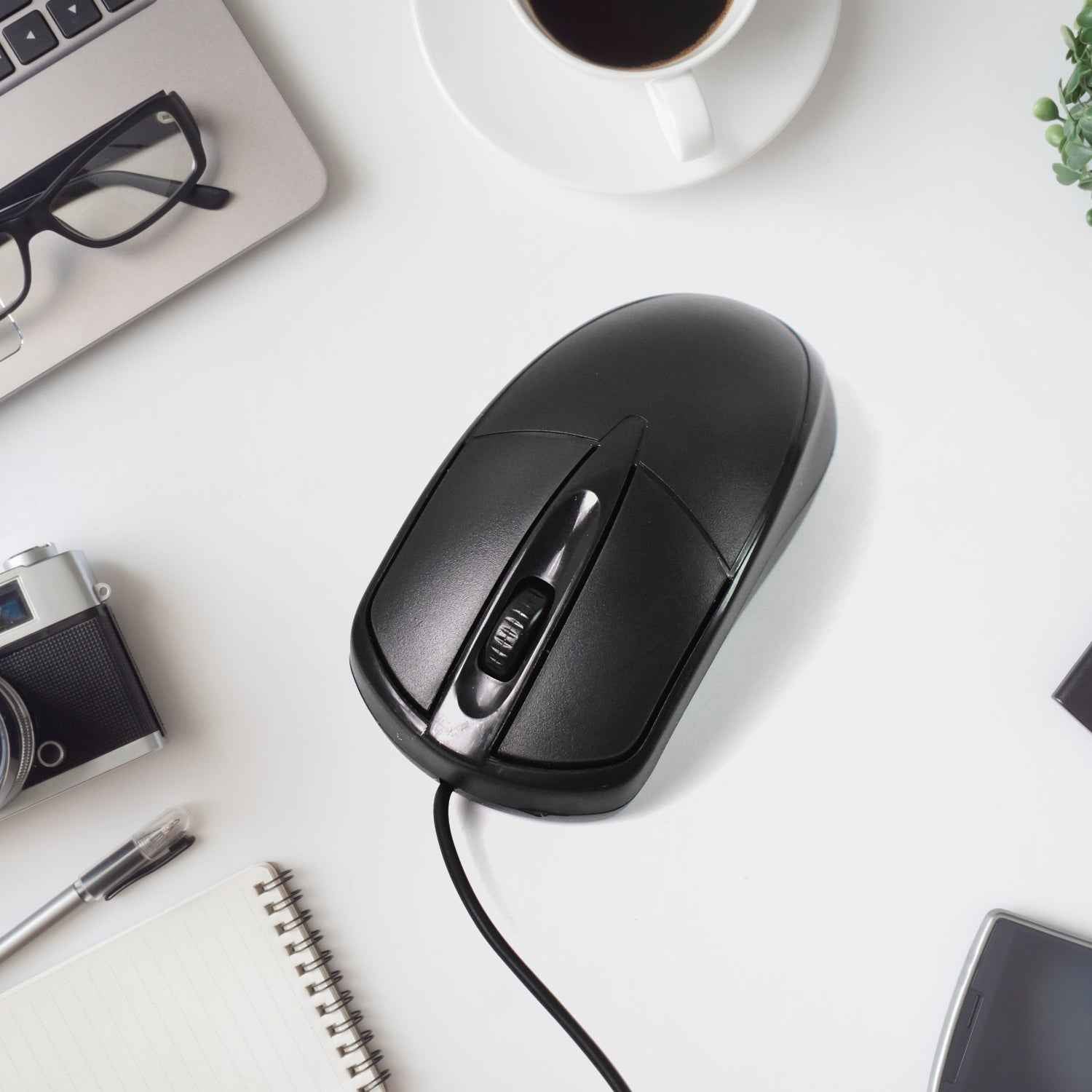 Wired Optical Mouse for Laptop & PC – Reliable USB | Compshop