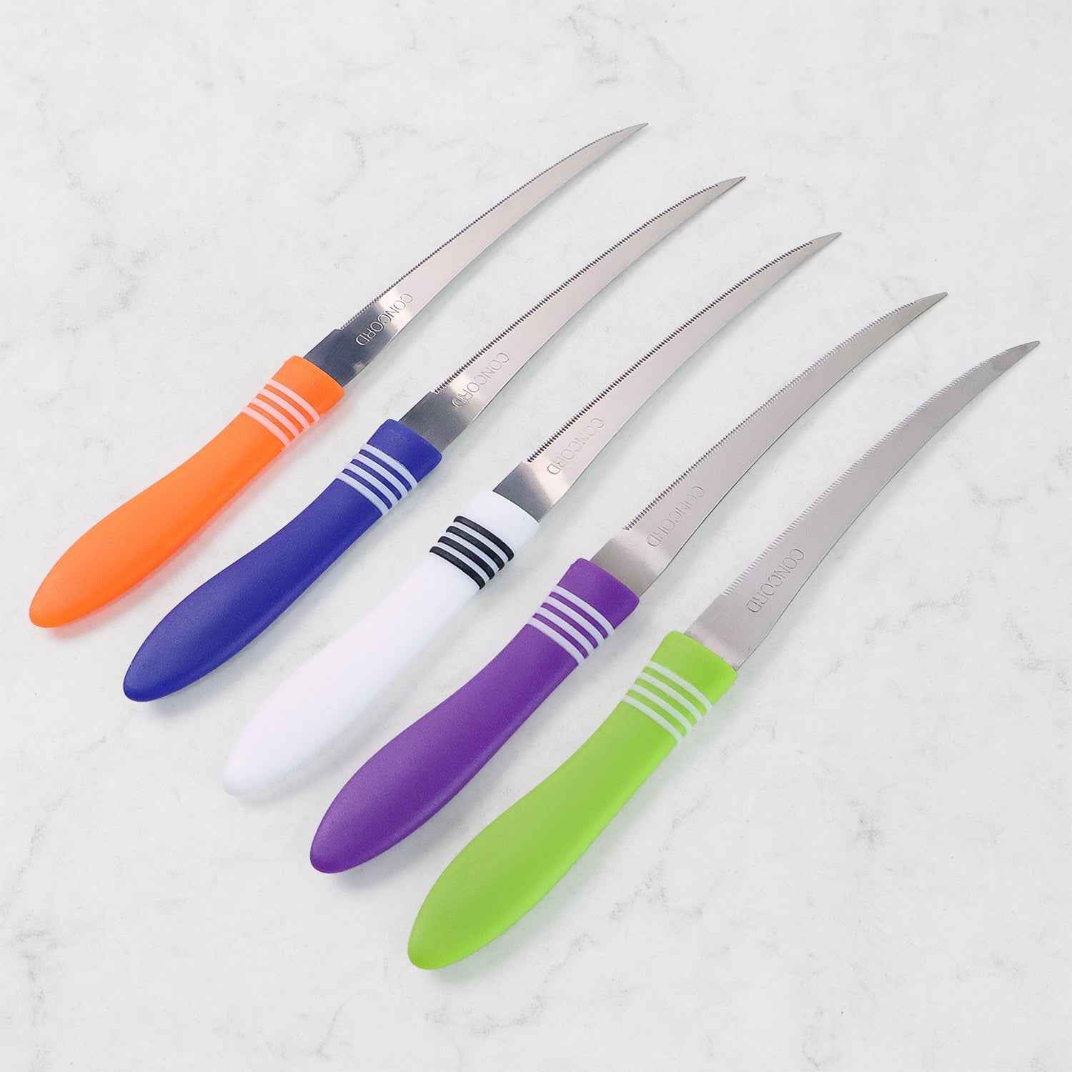 Stainless Steel Serrated Knife Set – 12-Piece Multipurpose Kitchen Cutlery