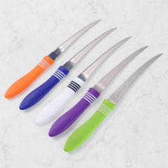 Stainless Steel Serrated Knife Set – 12-Piece Multipurpose Kitchen Cutlery