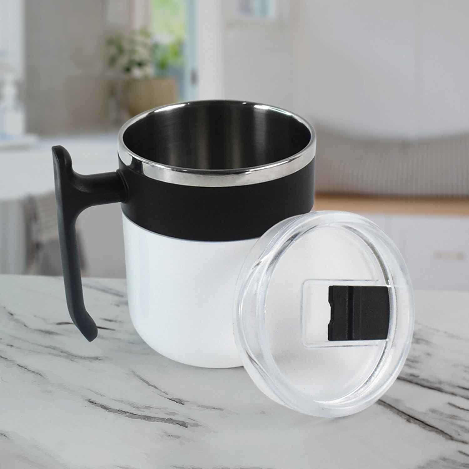 Insulated Mug – 350ml Stainless Steel, Spill-Resistant