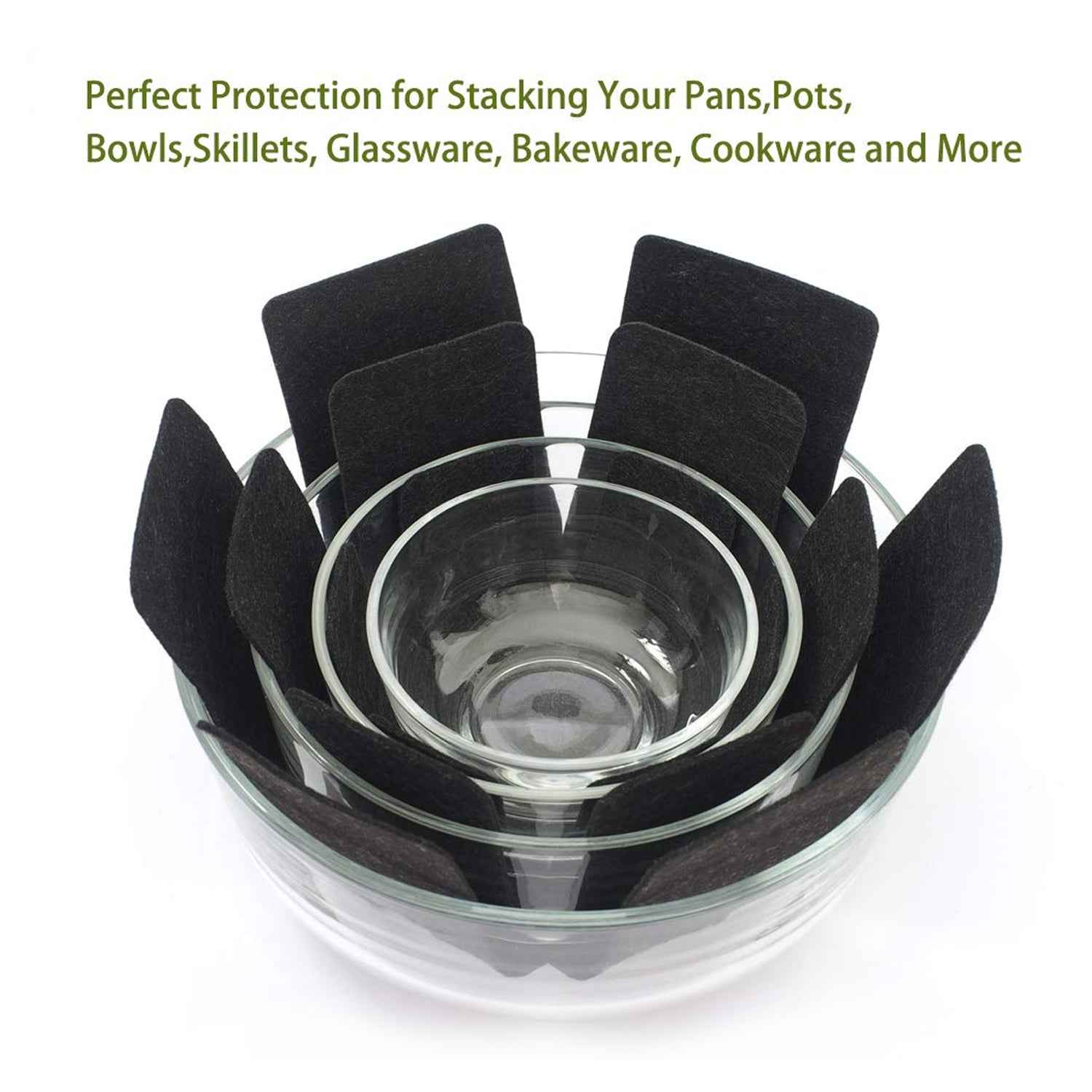 Felt Pots and Pans Protectors – Set of 3 Sizes | Bake & Dwell
