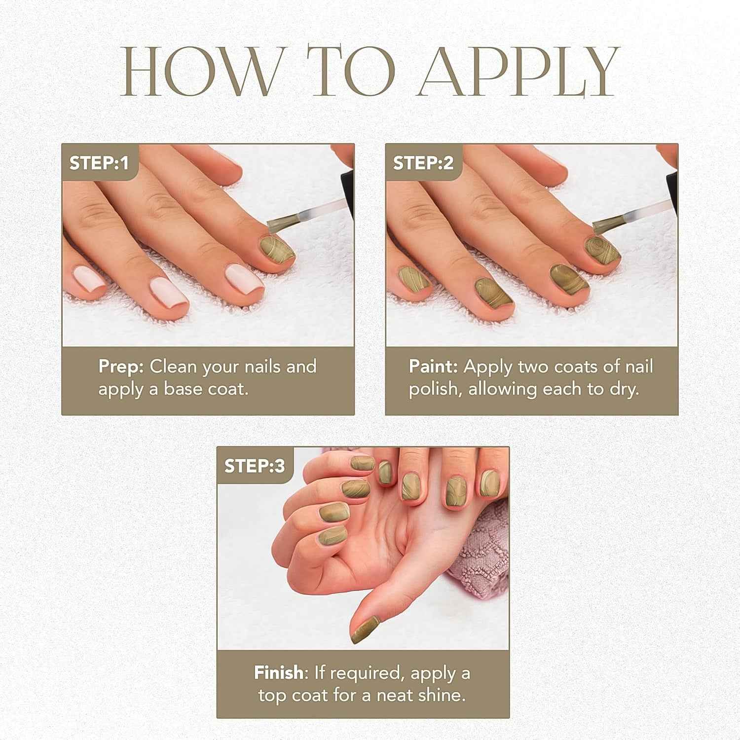 Metallic Nail Polish – High-Shine Vintage Brass Gold Finish