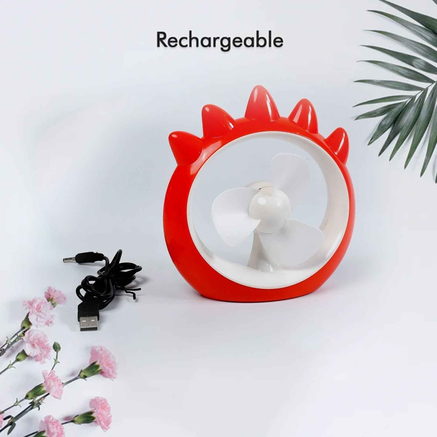Mini USB Rechargeable Desktop Fan Ð Compact & Quiet Cooling