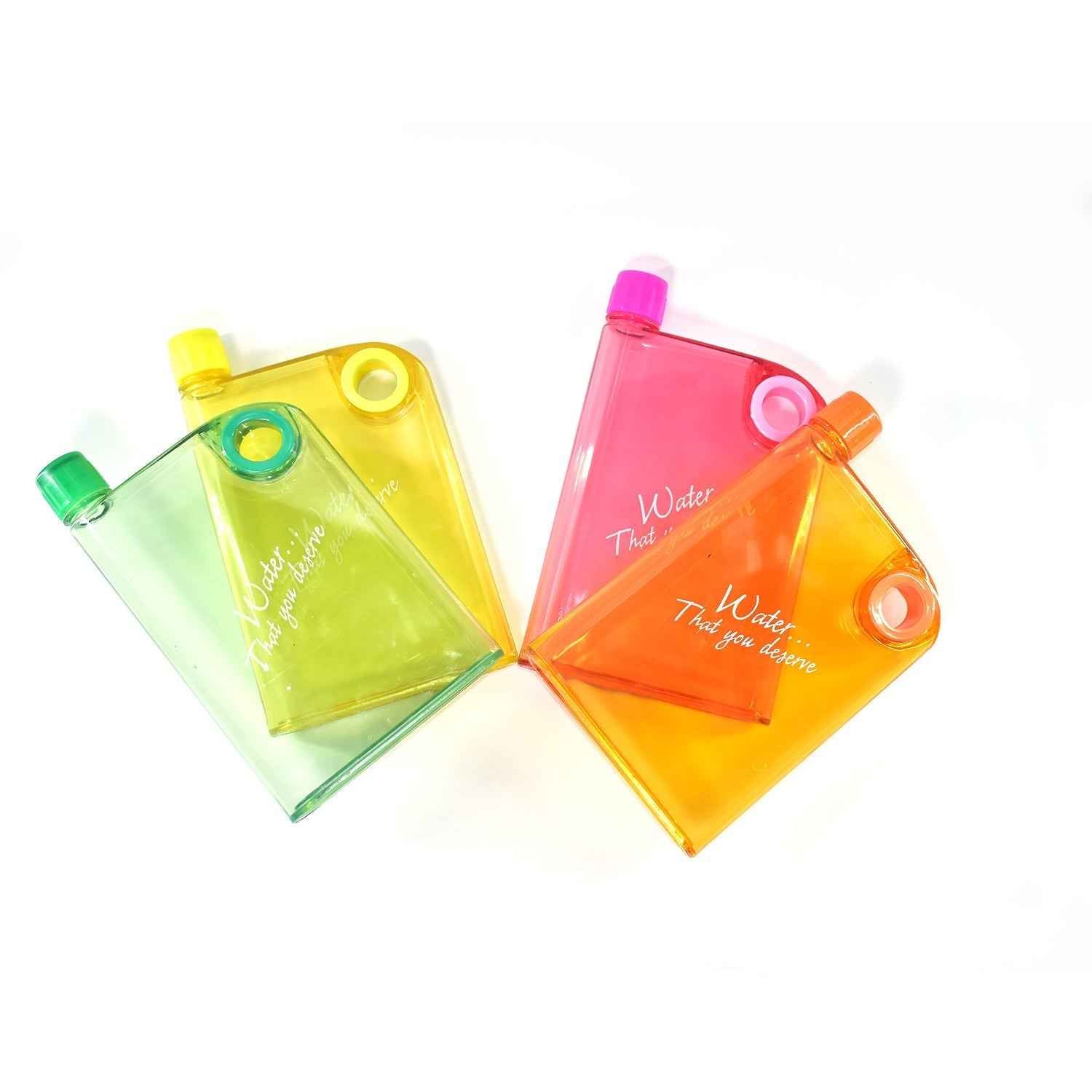 Slim Water Bottle – Notebook Design, 380ml | Own Hydrate