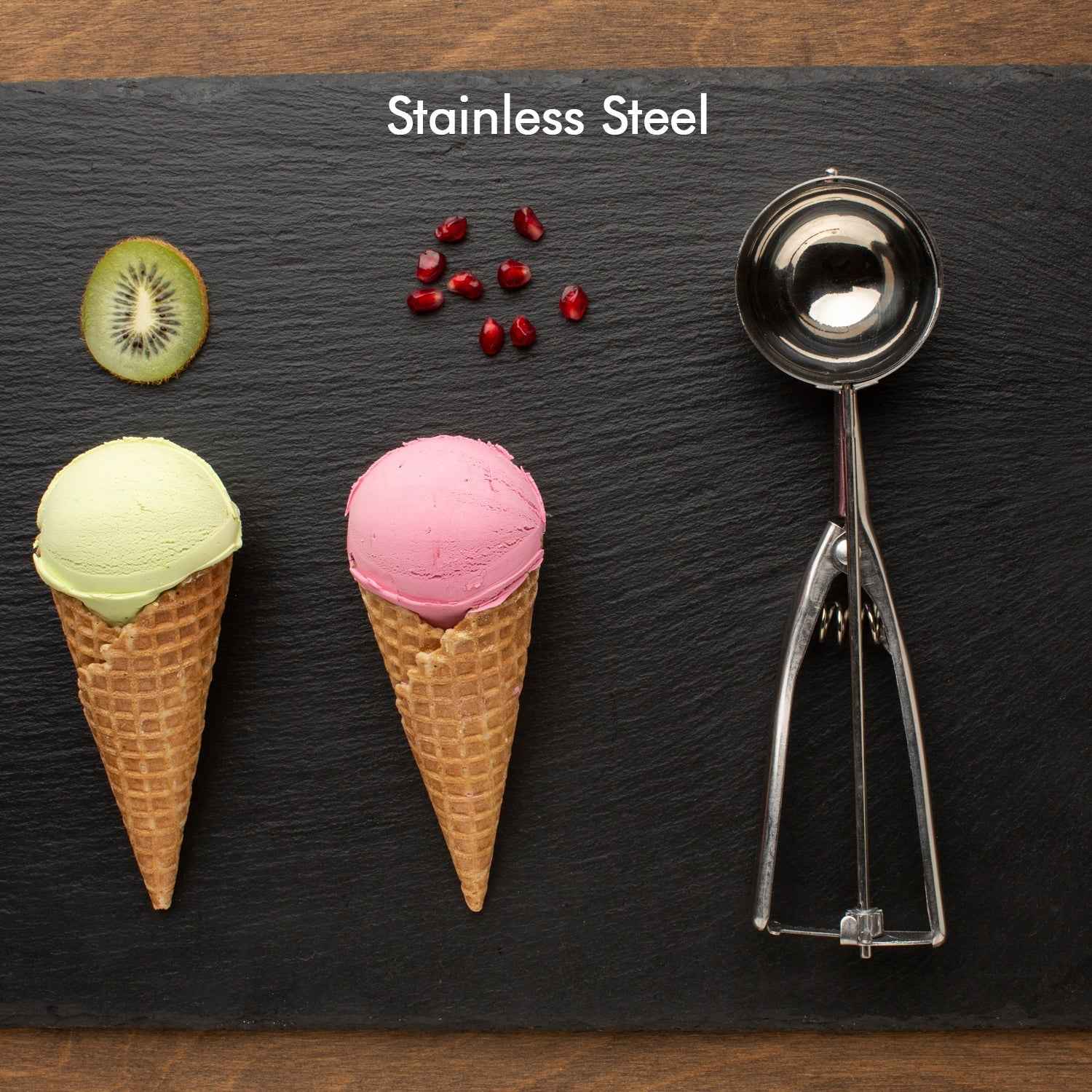 Ice Cream Scoop – Trigger Release Stainless Steel | Indo Glow