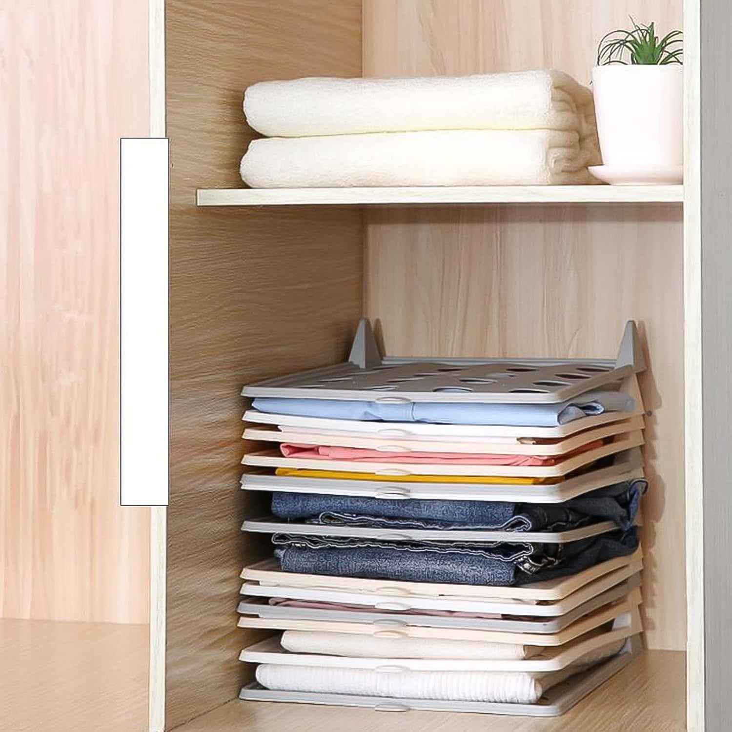 Clothes Folding Board – Stackable Shirt Organizer | Organivo