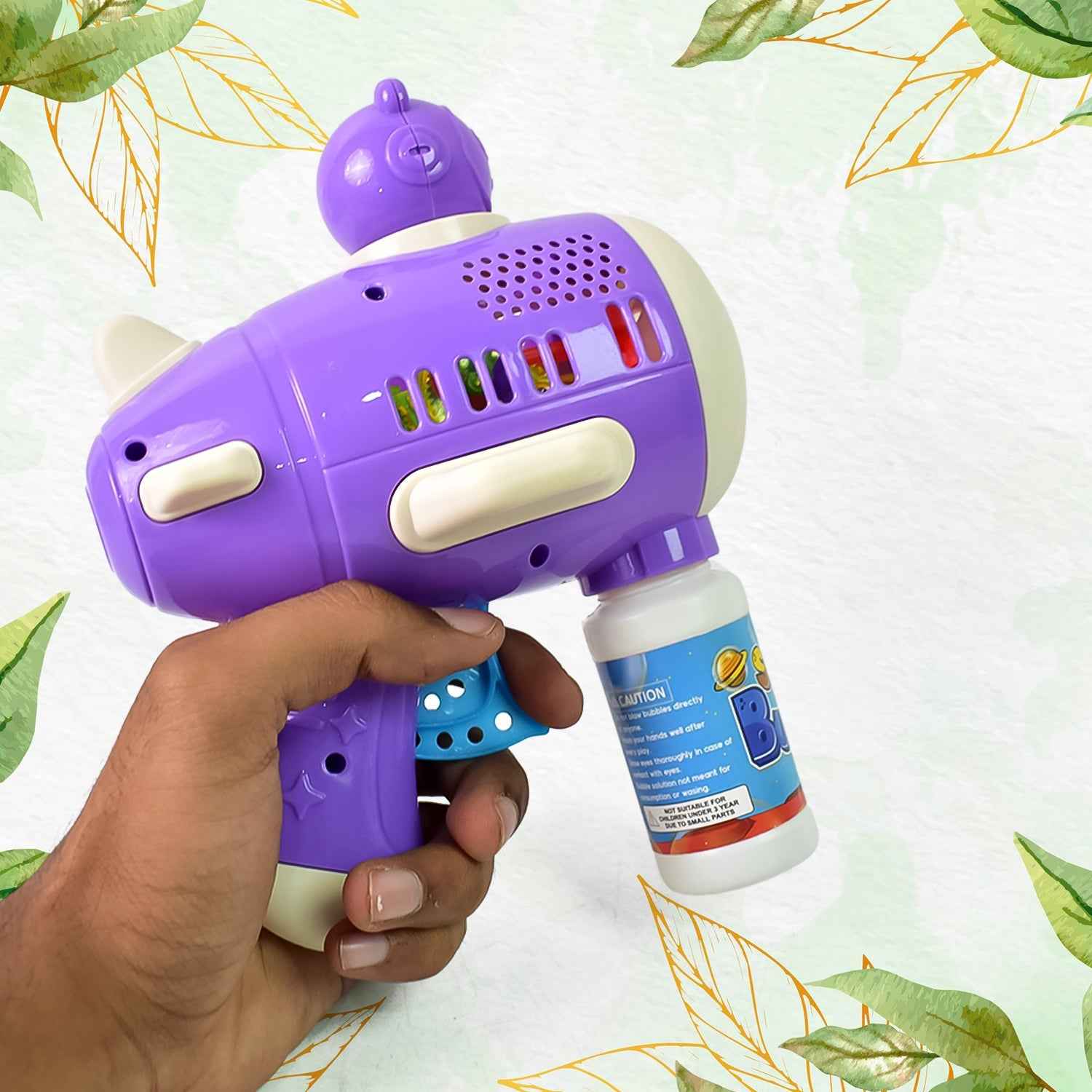 Bubble Gun Toy – Automatic LED Leak-Proof Fun for Kids | Aditi