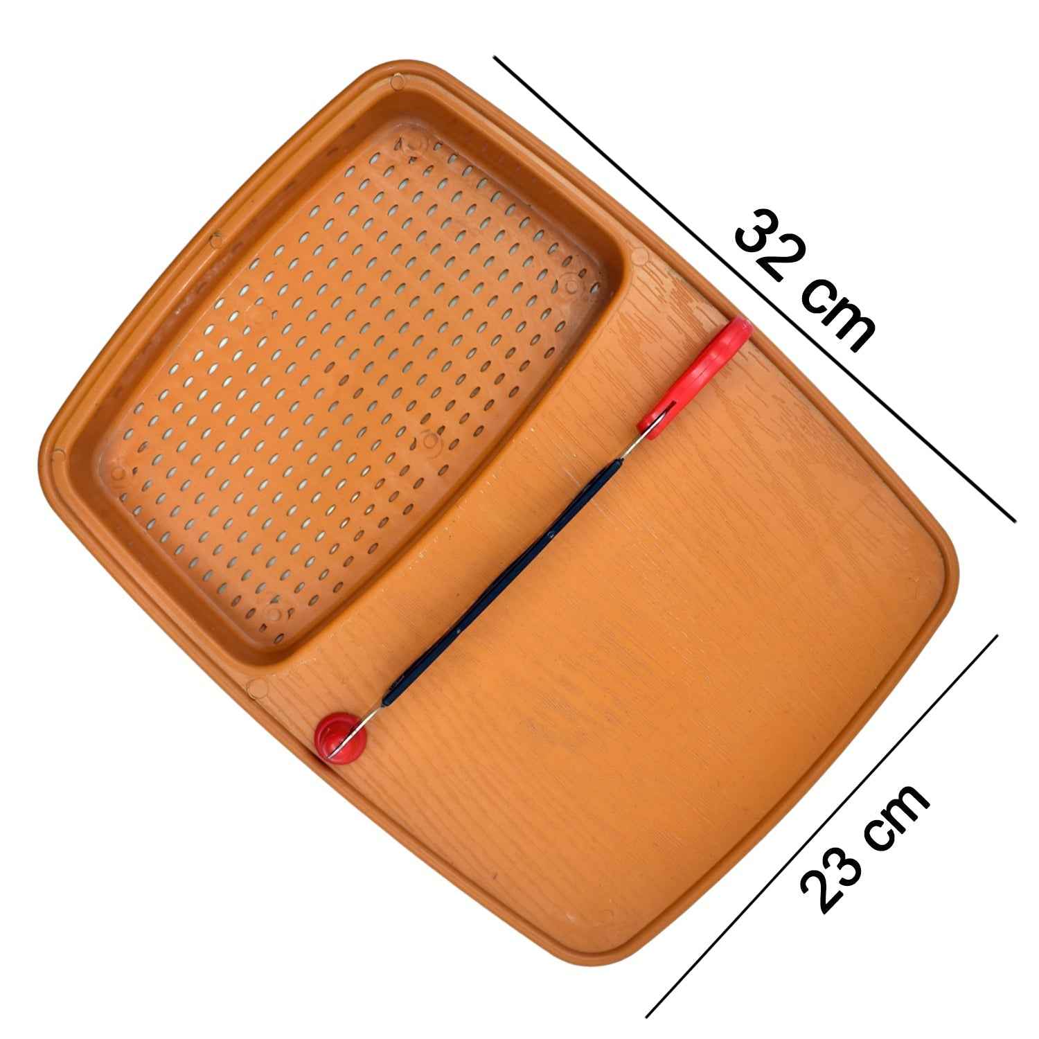 Plastic Cutting Board – Non-Slip with Holder |