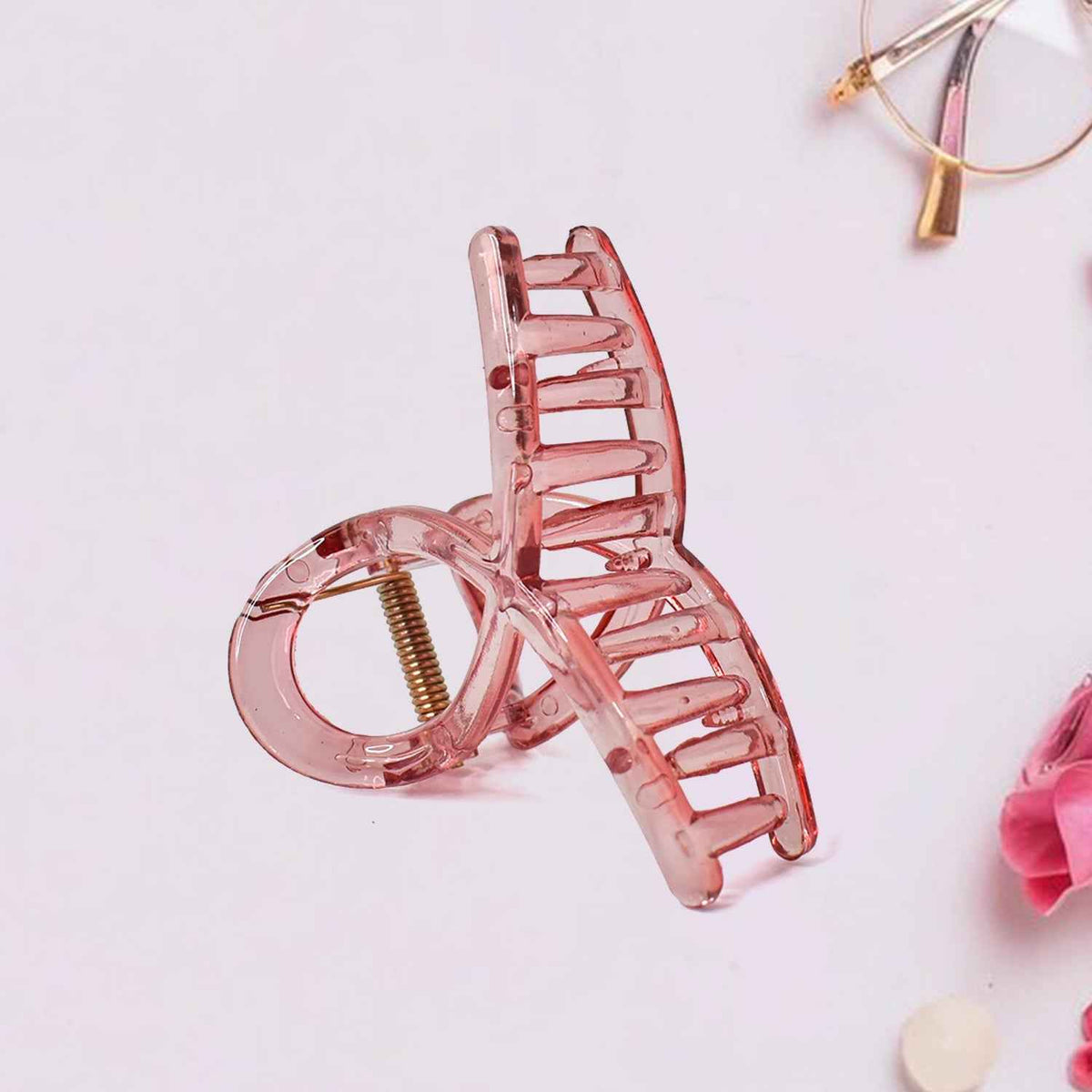 Matte Plastic Hair Clamp – Durable Firm Grip for All Hair Types