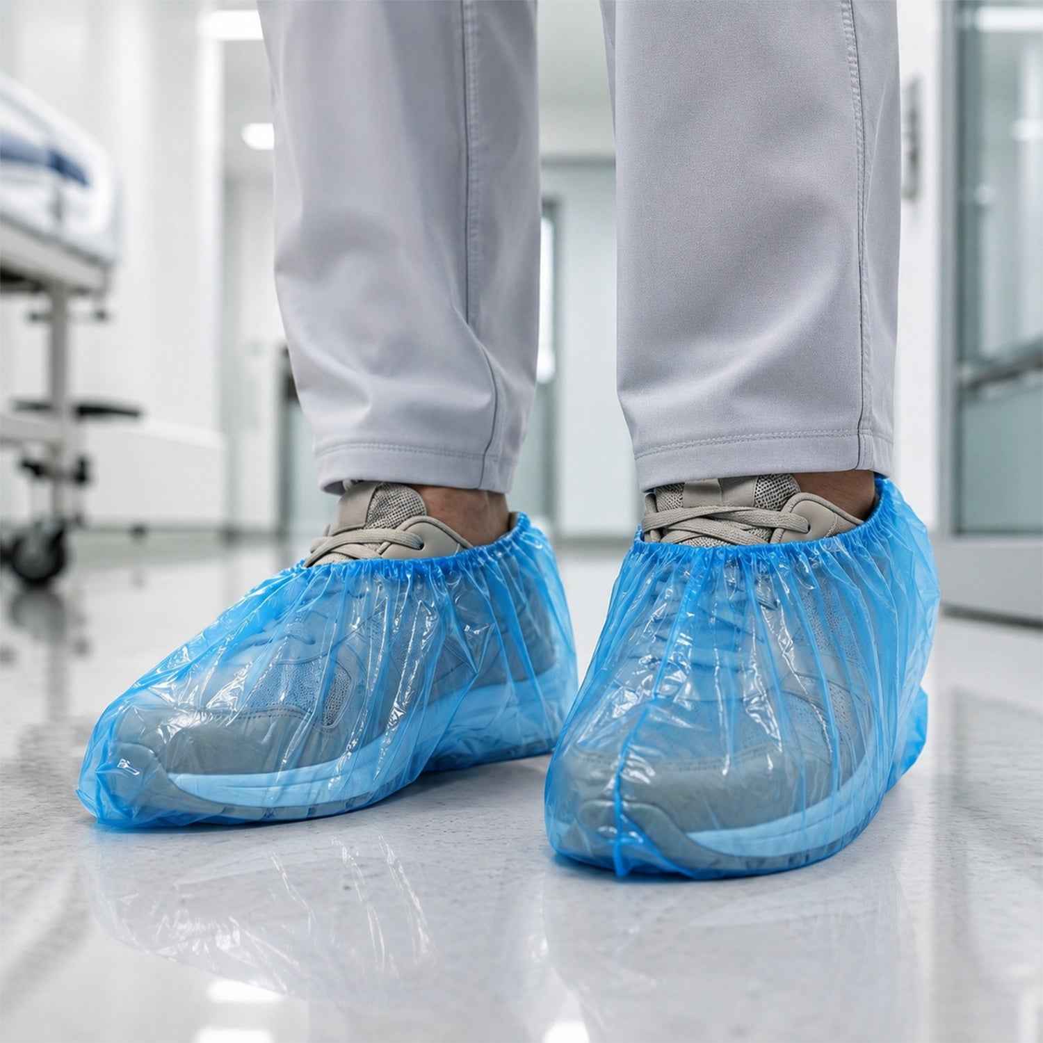 Disposable Shoe Covers Ð Waterproof & Elastic Fit for Hygiene