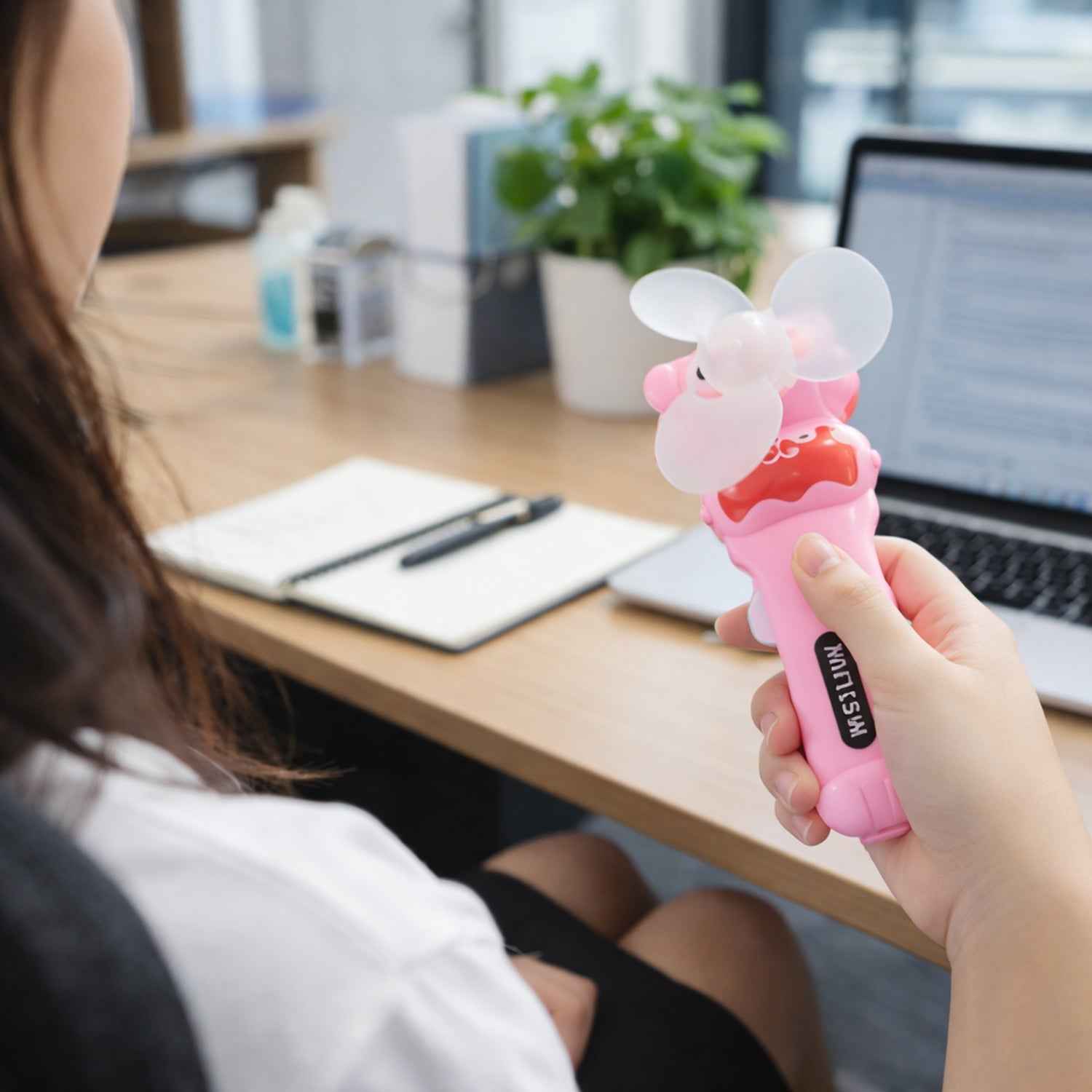 Mini Handheld Fan – Portable Cartoon-Style Personal Cooler