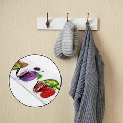 Adhesive Wall Hooks – Strong, Transparent, Multiuse (6 Pcs) | GlimmerHome