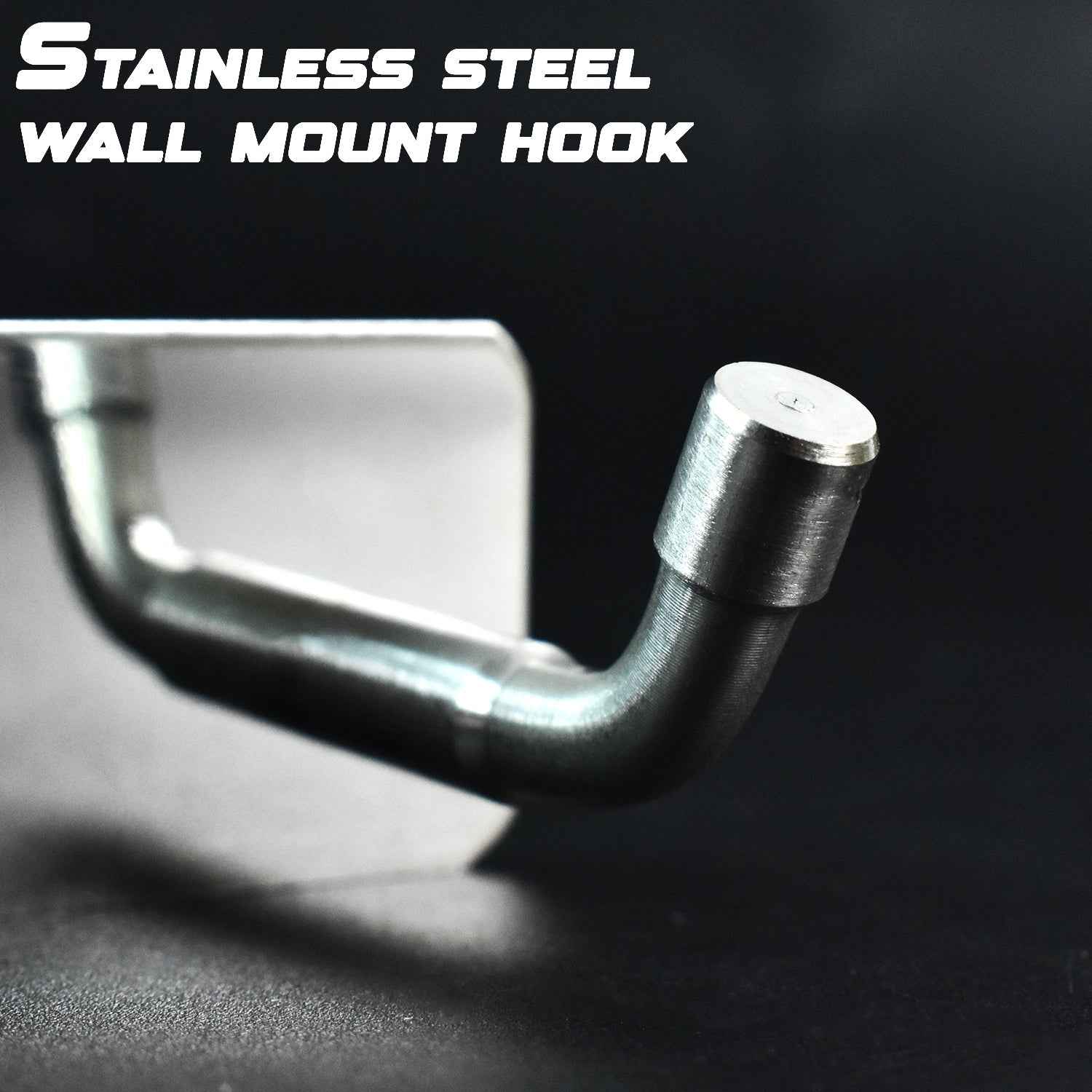 Stainless Steel Wall Mounted Coat Hook Rack – 3 Durable Hooks