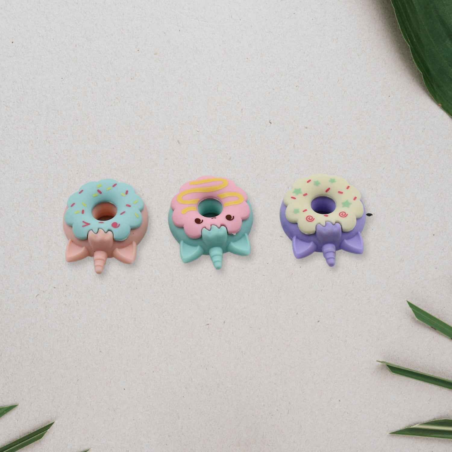 Donut Erasers – Non-Toxic 3pc Set for Kids | JubileeJoy
