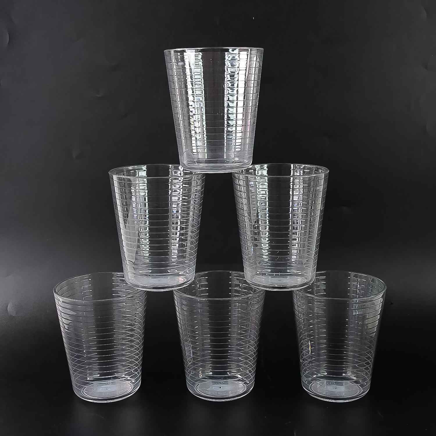 Plastic Ringo Glass – Durable 300ml Crystal-Clear Tumbler