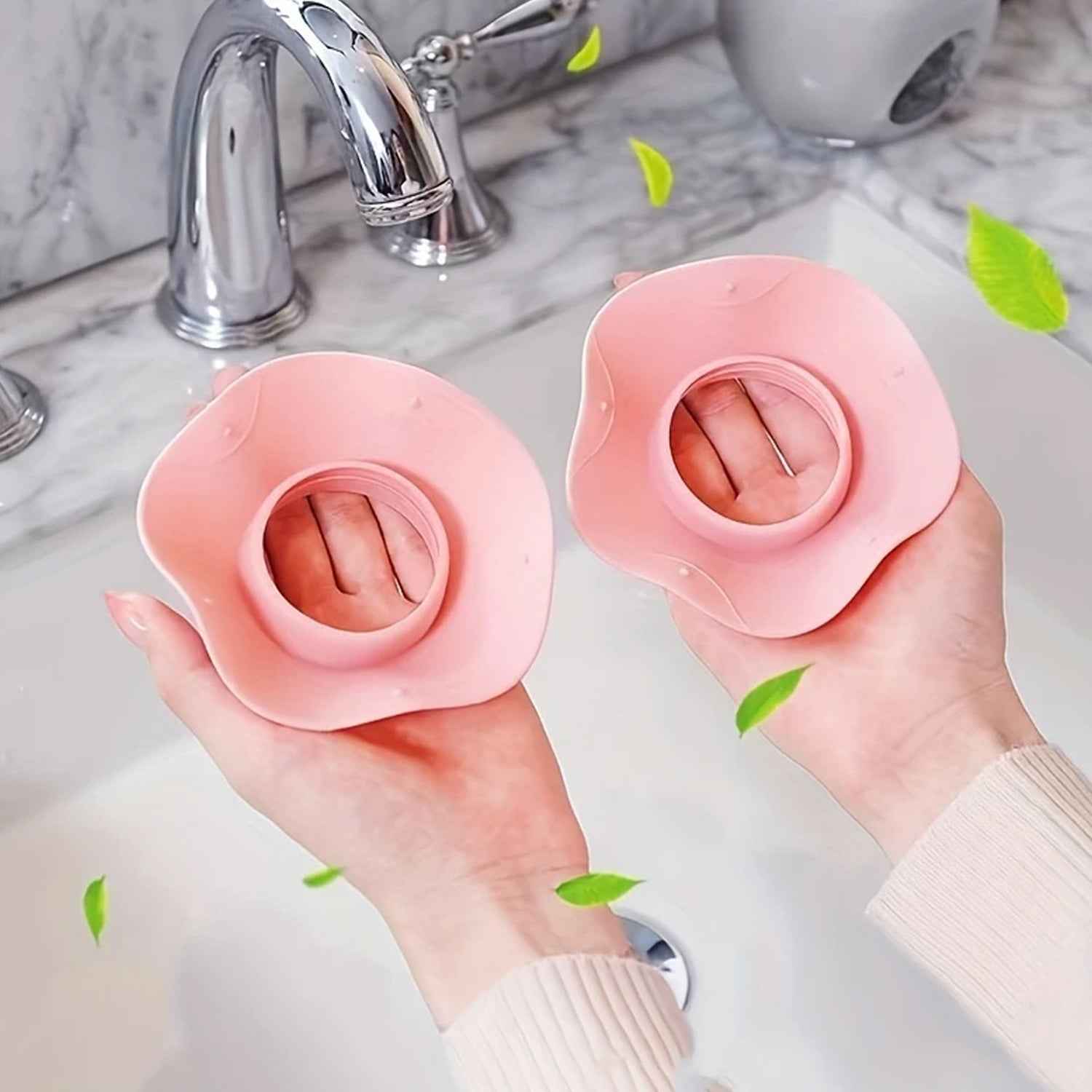 Silicone Wrist Bands for Face Washing – Water-Stop Barrier (2 Pc)